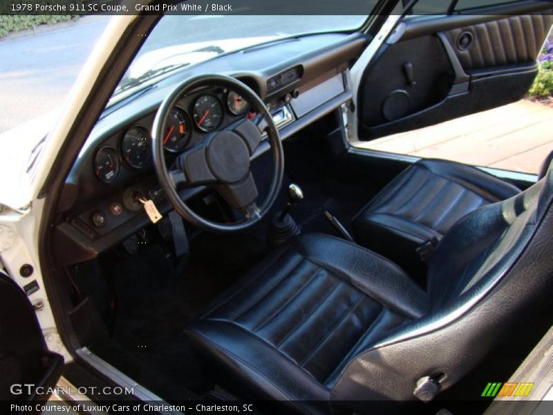 Black Interior - 1978 911 SC Coupe 