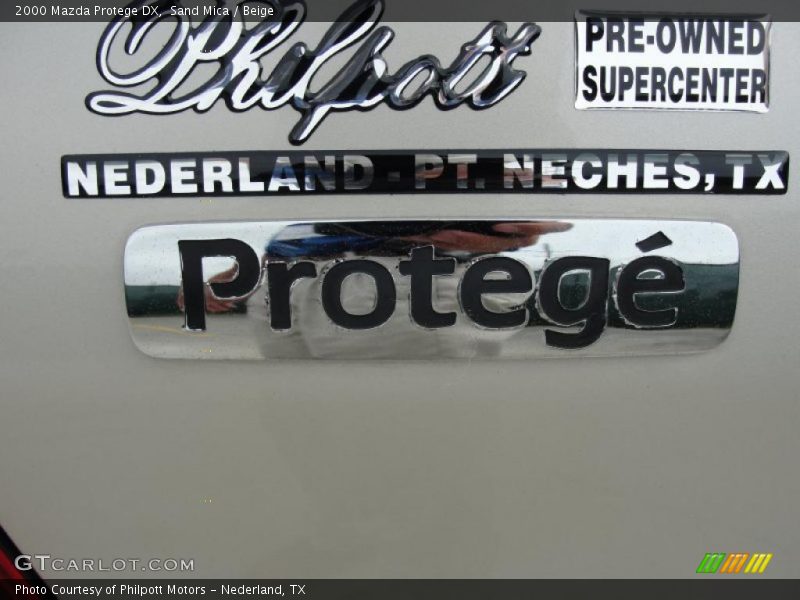 Sand Mica / Beige 2000 Mazda Protege DX