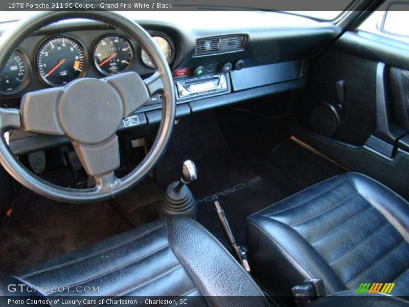  1978 911 SC Coupe Black Interior