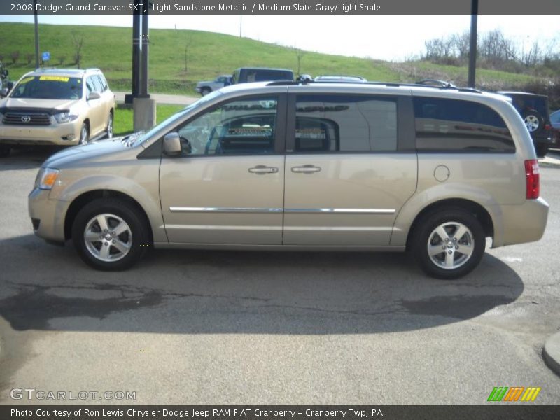 Light Sandstone Metallic / Medium Slate Gray/Light Shale 2008 Dodge Grand Caravan SXT