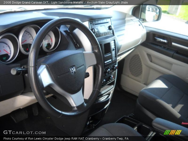 Light Sandstone Metallic / Medium Slate Gray/Light Shale 2008 Dodge Grand Caravan SXT