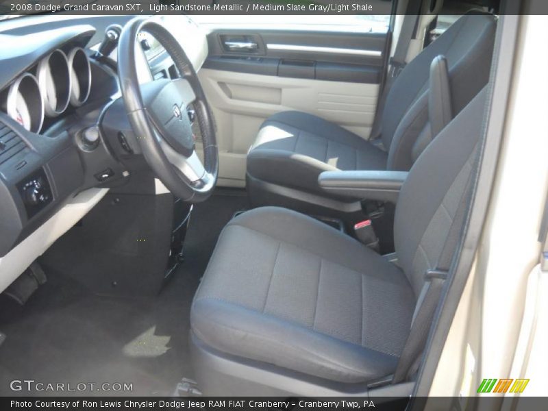 Light Sandstone Metallic / Medium Slate Gray/Light Shale 2008 Dodge Grand Caravan SXT