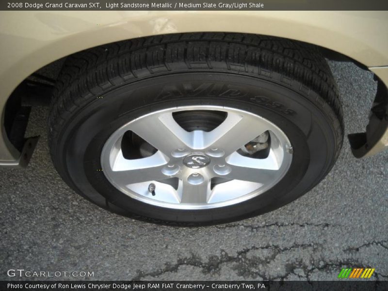 Light Sandstone Metallic / Medium Slate Gray/Light Shale 2008 Dodge Grand Caravan SXT