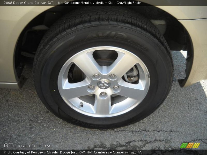 Light Sandstone Metallic / Medium Slate Gray/Light Shale 2008 Dodge Grand Caravan SXT