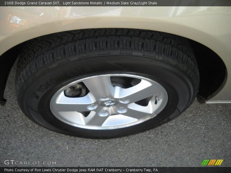 Light Sandstone Metallic / Medium Slate Gray/Light Shale 2008 Dodge Grand Caravan SXT