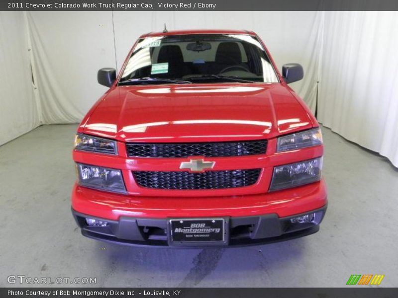 Victory Red / Ebony 2011 Chevrolet Colorado Work Truck Regular Cab