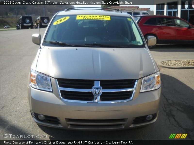 Light Sandstone Metallic / Medium Slate Gray/Light Shale 2008 Dodge Grand Caravan SXT