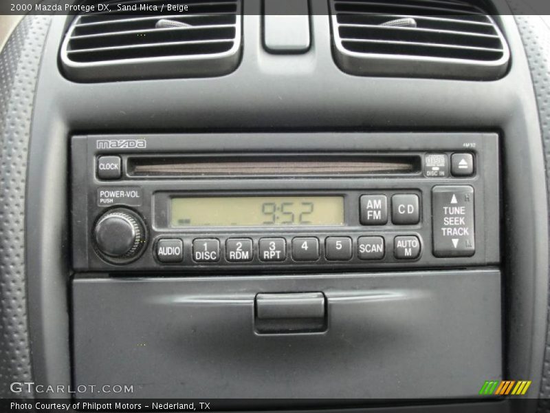 Controls of 2000 Protege DX