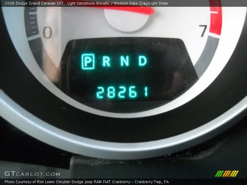 Light Sandstone Metallic / Medium Slate Gray/Light Shale 2008 Dodge Grand Caravan SXT