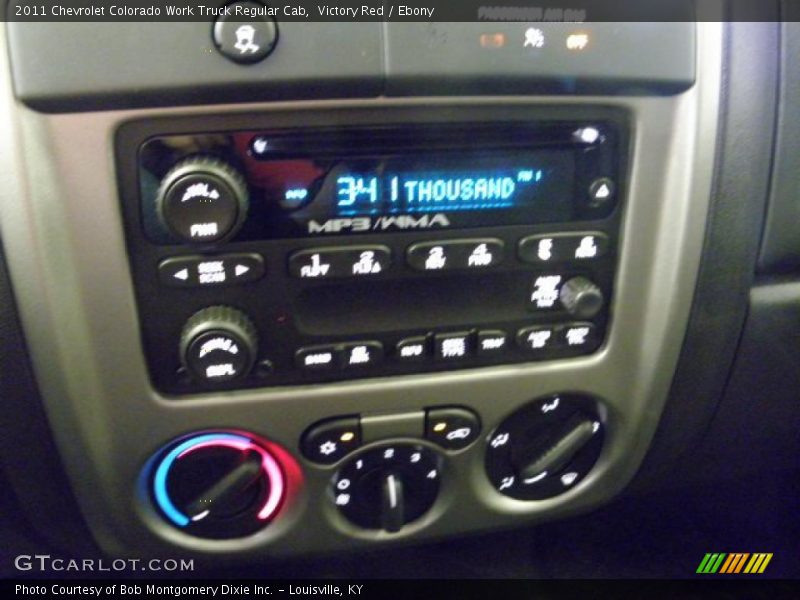Victory Red / Ebony 2011 Chevrolet Colorado Work Truck Regular Cab