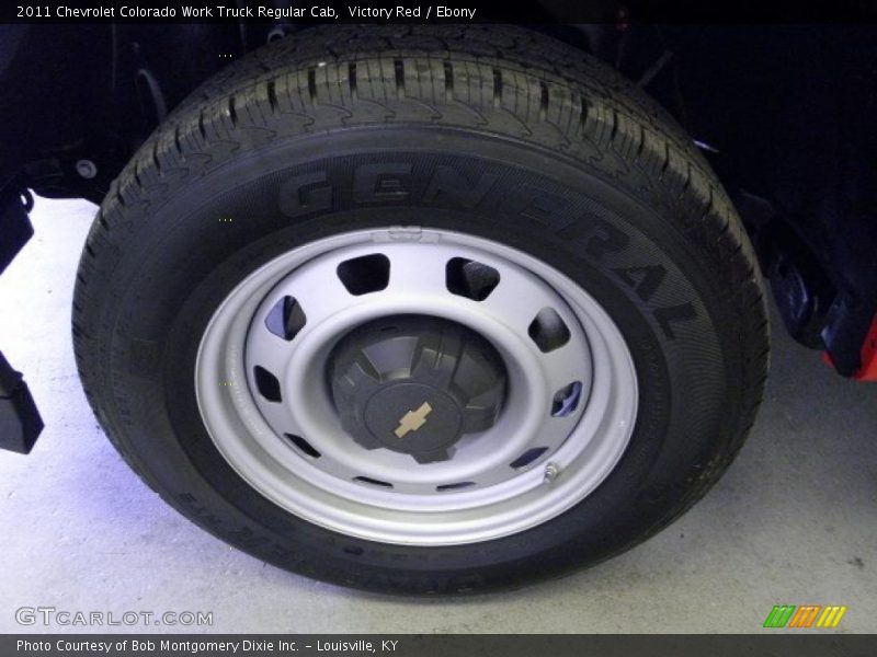 Victory Red / Ebony 2011 Chevrolet Colorado Work Truck Regular Cab