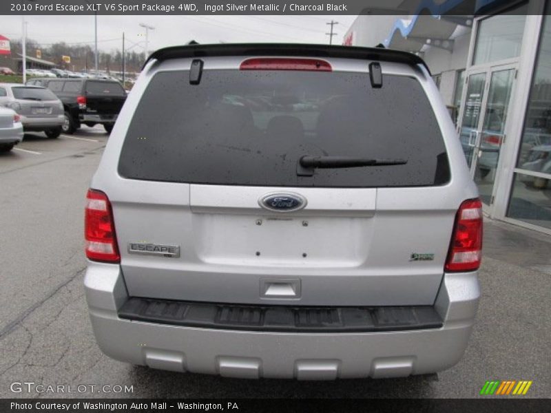 Ingot Silver Metallic / Charcoal Black 2010 Ford Escape XLT V6 Sport Package 4WD