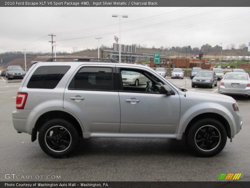 Ingot Silver Metallic / Charcoal Black 2010 Ford Escape XLT V6 Sport Package 4WD