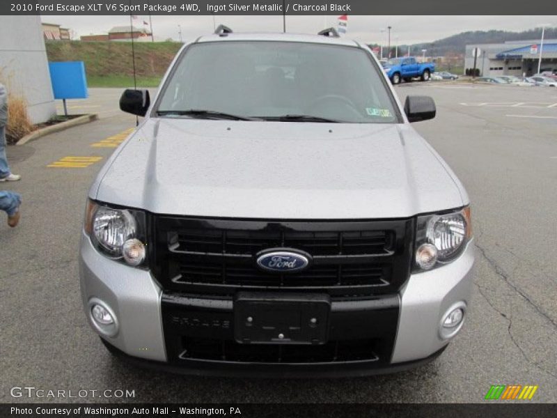 Ingot Silver Metallic / Charcoal Black 2010 Ford Escape XLT V6 Sport Package 4WD