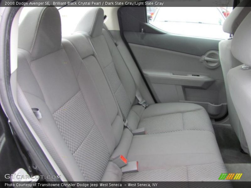 Brilliant Black Crystal Pearl / Dark Slate Gray/Light Slate Gray 2008 Dodge Avenger SE