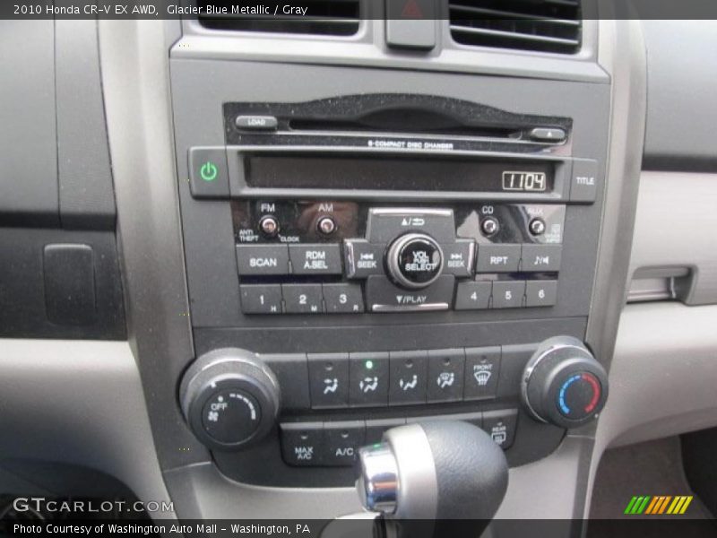 Controls of 2010 CR-V EX AWD