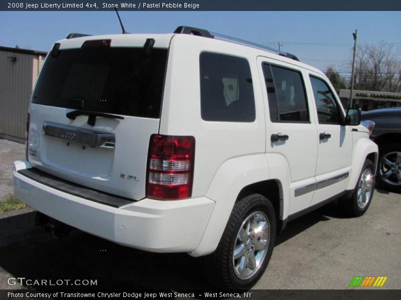 Stone White / Pastel Pebble Beige 2008 Jeep Liberty Limited 4x4