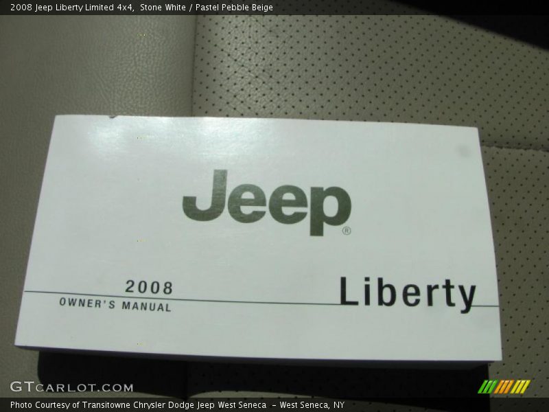 Stone White / Pastel Pebble Beige 2008 Jeep Liberty Limited 4x4