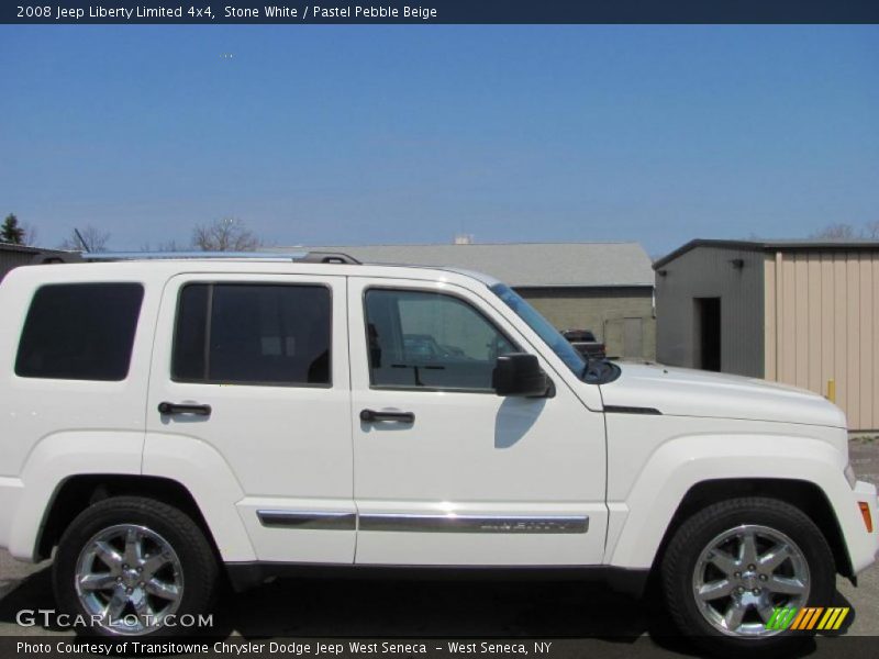 Stone White / Pastel Pebble Beige 2008 Jeep Liberty Limited 4x4