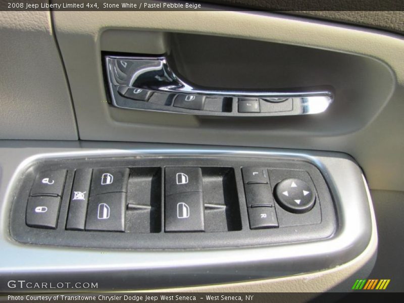 Stone White / Pastel Pebble Beige 2008 Jeep Liberty Limited 4x4
