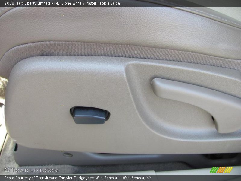 Stone White / Pastel Pebble Beige 2008 Jeep Liberty Limited 4x4