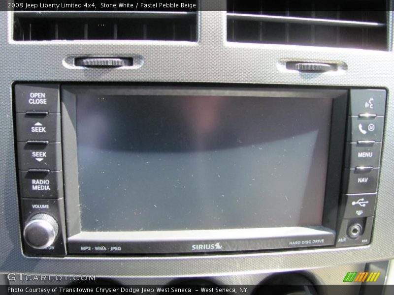 Stone White / Pastel Pebble Beige 2008 Jeep Liberty Limited 4x4
