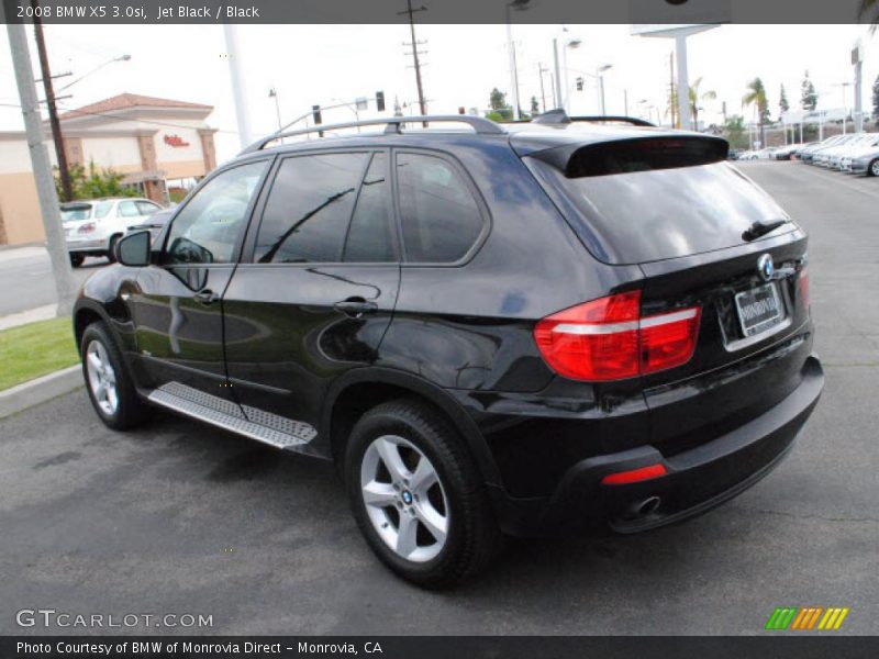Jet Black / Black 2008 BMW X5 3.0si