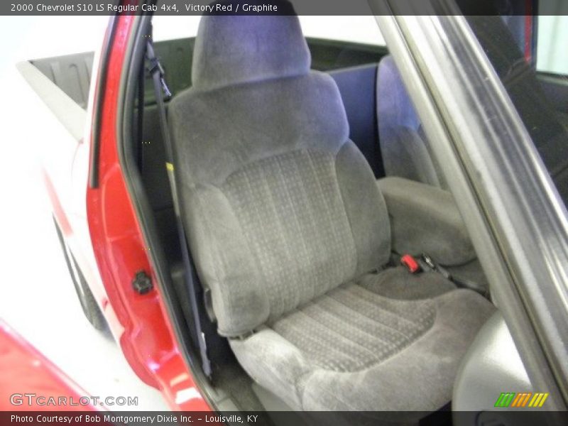 Victory Red / Graphite 2000 Chevrolet S10 LS Regular Cab 4x4