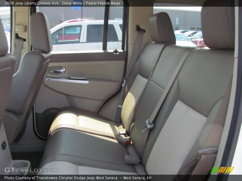 Stone White / Pastel Pebble Beige 2008 Jeep Liberty Limited 4x4