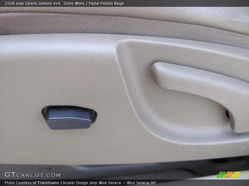 Stone White / Pastel Pebble Beige 2008 Jeep Liberty Limited 4x4