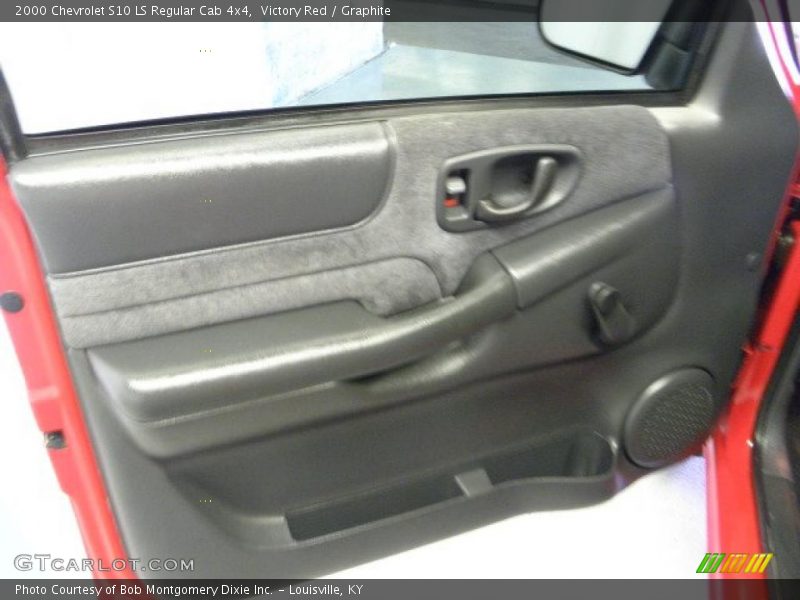 Victory Red / Graphite 2000 Chevrolet S10 LS Regular Cab 4x4