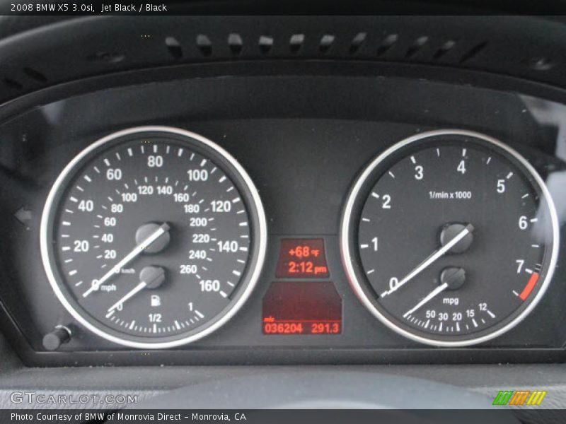 Jet Black / Black 2008 BMW X5 3.0si