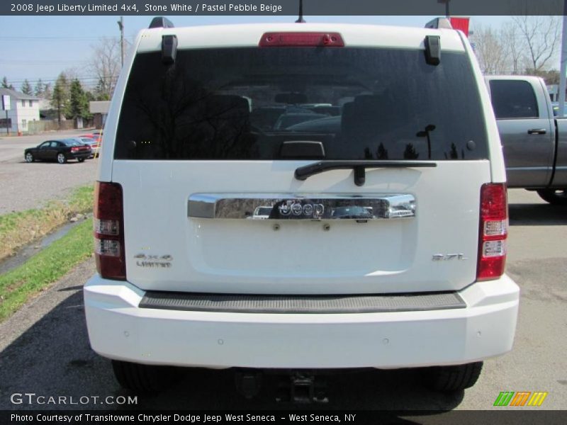 Stone White / Pastel Pebble Beige 2008 Jeep Liberty Limited 4x4