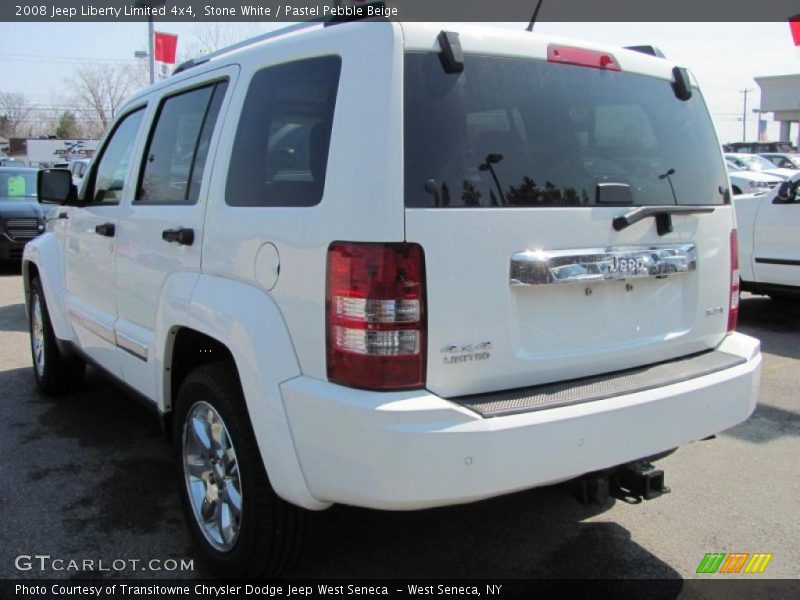 Stone White / Pastel Pebble Beige 2008 Jeep Liberty Limited 4x4
