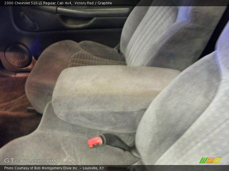 Victory Red / Graphite 2000 Chevrolet S10 LS Regular Cab 4x4