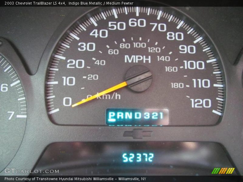 Indigo Blue Metallic / Medium Pewter 2003 Chevrolet TrailBlazer LS 4x4