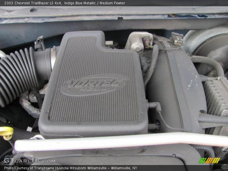 Indigo Blue Metallic / Medium Pewter 2003 Chevrolet TrailBlazer LS 4x4