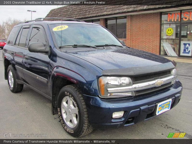 Indigo Blue Metallic / Medium Pewter 2003 Chevrolet TrailBlazer LS 4x4