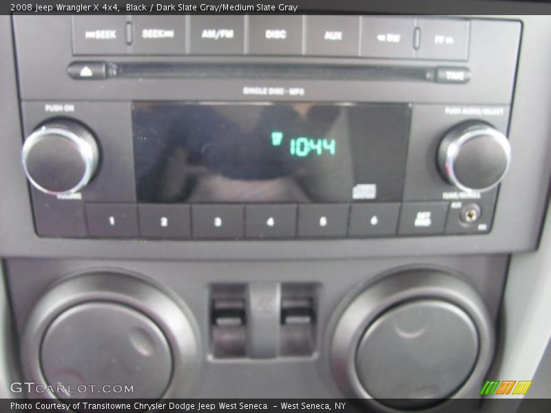 Black / Dark Slate Gray/Medium Slate Gray 2008 Jeep Wrangler X 4x4