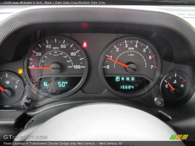 Black / Dark Slate Gray/Medium Slate Gray 2008 Jeep Wrangler X 4x4