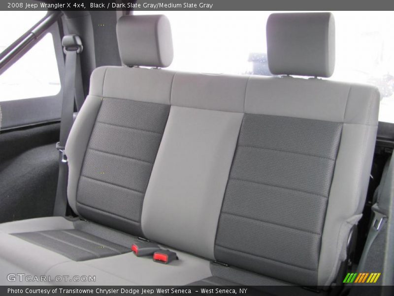 Black / Dark Slate Gray/Medium Slate Gray 2008 Jeep Wrangler X 4x4