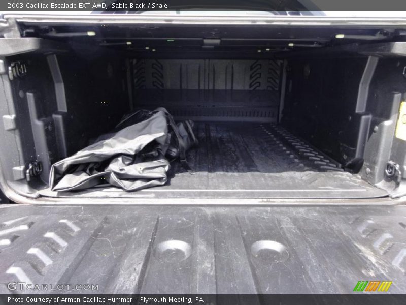 Sable Black / Shale 2003 Cadillac Escalade EXT AWD
