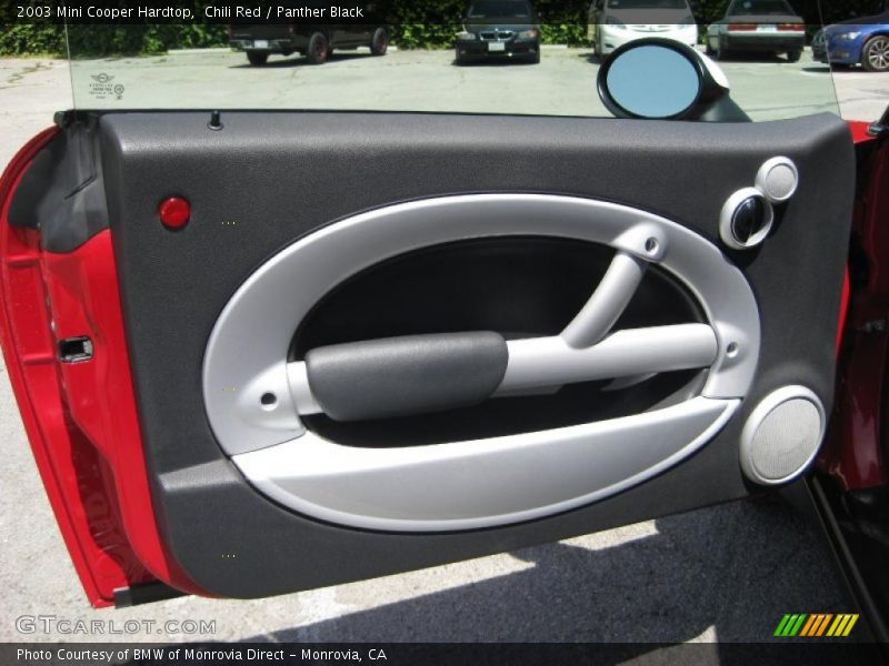 Chili Red / Panther Black 2003 Mini Cooper Hardtop