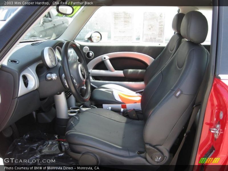 Chili Red / Panther Black 2003 Mini Cooper Hardtop