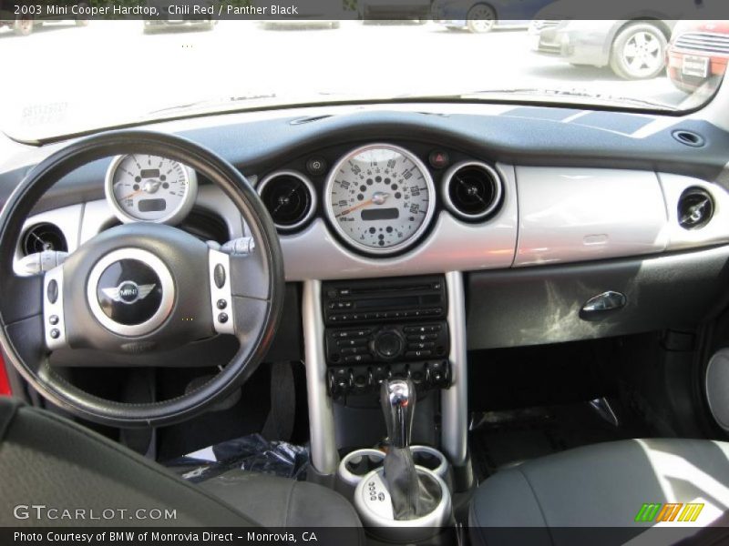 Chili Red / Panther Black 2003 Mini Cooper Hardtop