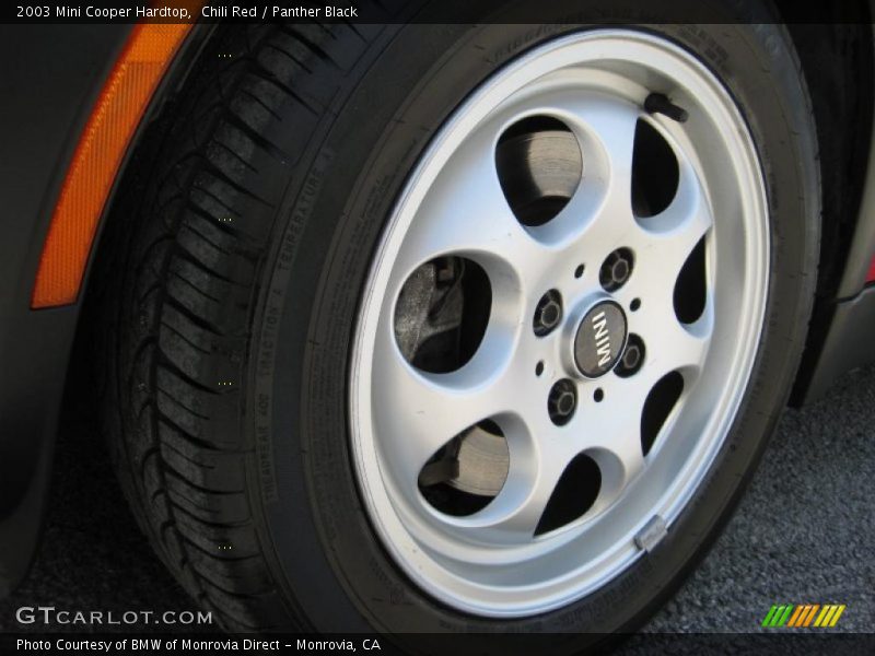 Chili Red / Panther Black 2003 Mini Cooper Hardtop
