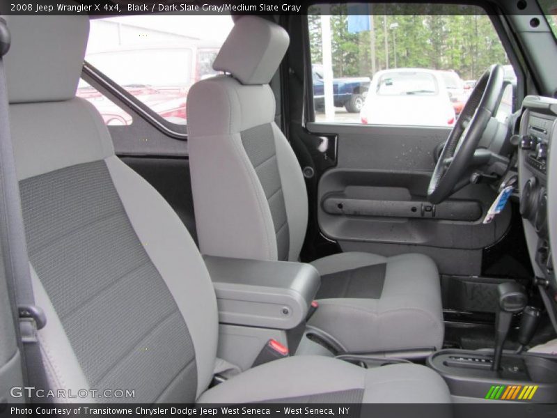 Black / Dark Slate Gray/Medium Slate Gray 2008 Jeep Wrangler X 4x4