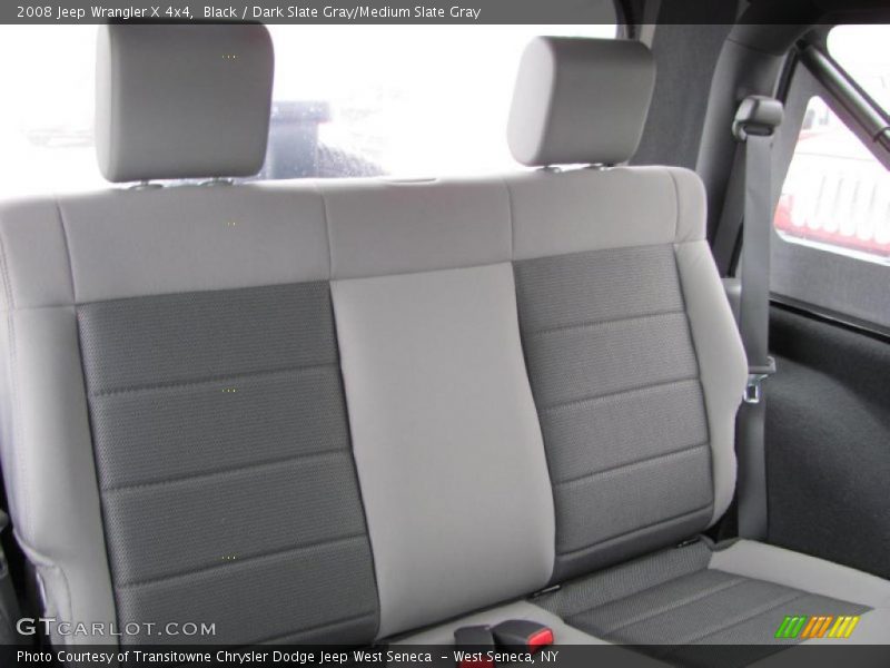 Black / Dark Slate Gray/Medium Slate Gray 2008 Jeep Wrangler X 4x4