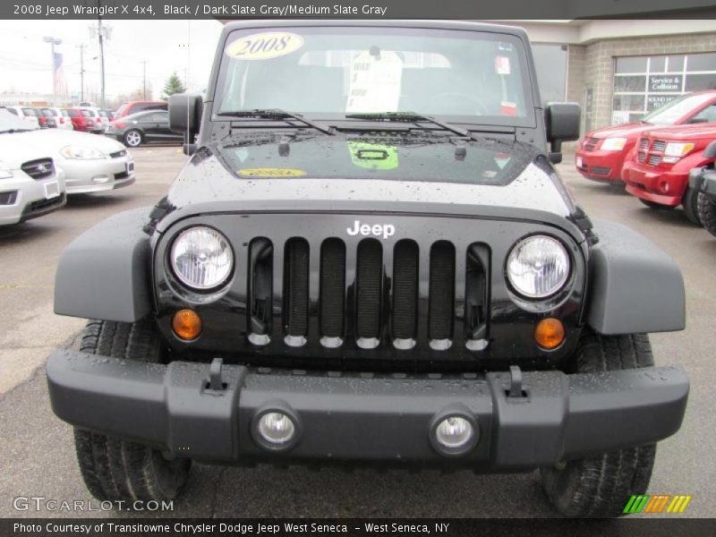 Black / Dark Slate Gray/Medium Slate Gray 2008 Jeep Wrangler X 4x4