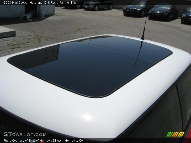 Chili Red / Panther Black 2003 Mini Cooper Hardtop
